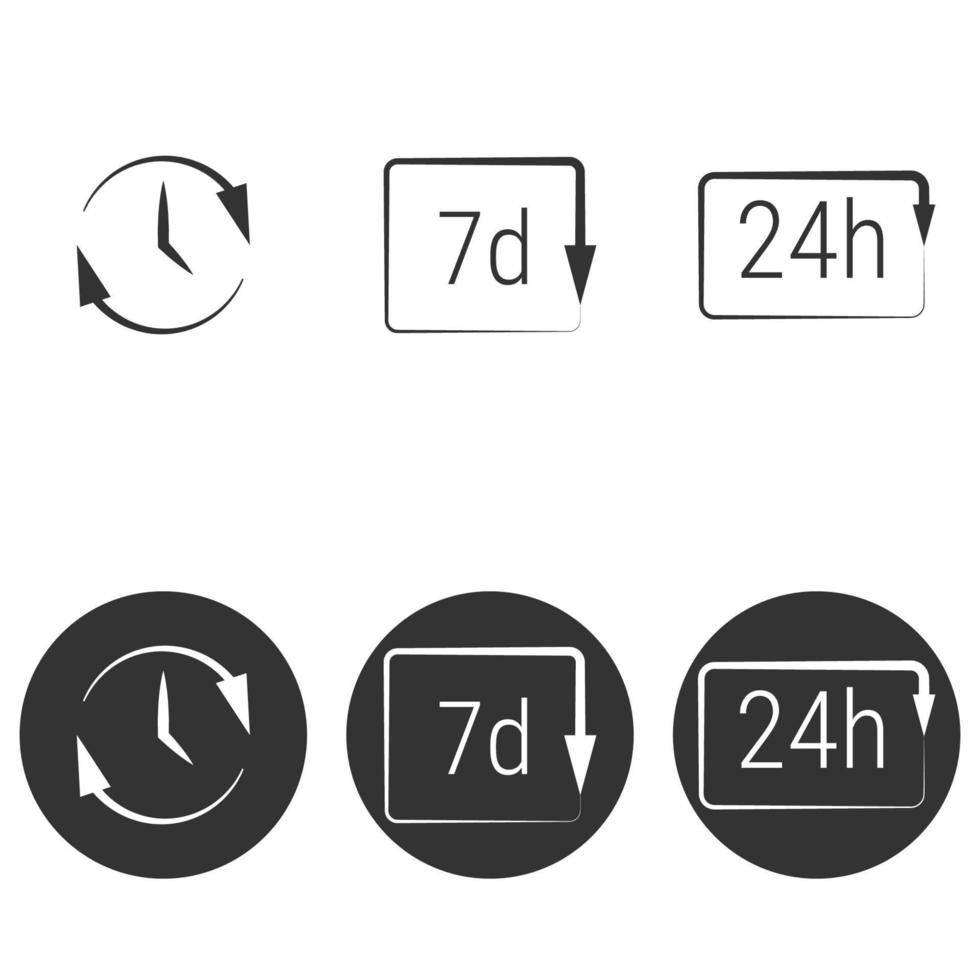 Vector illustration on the theme time