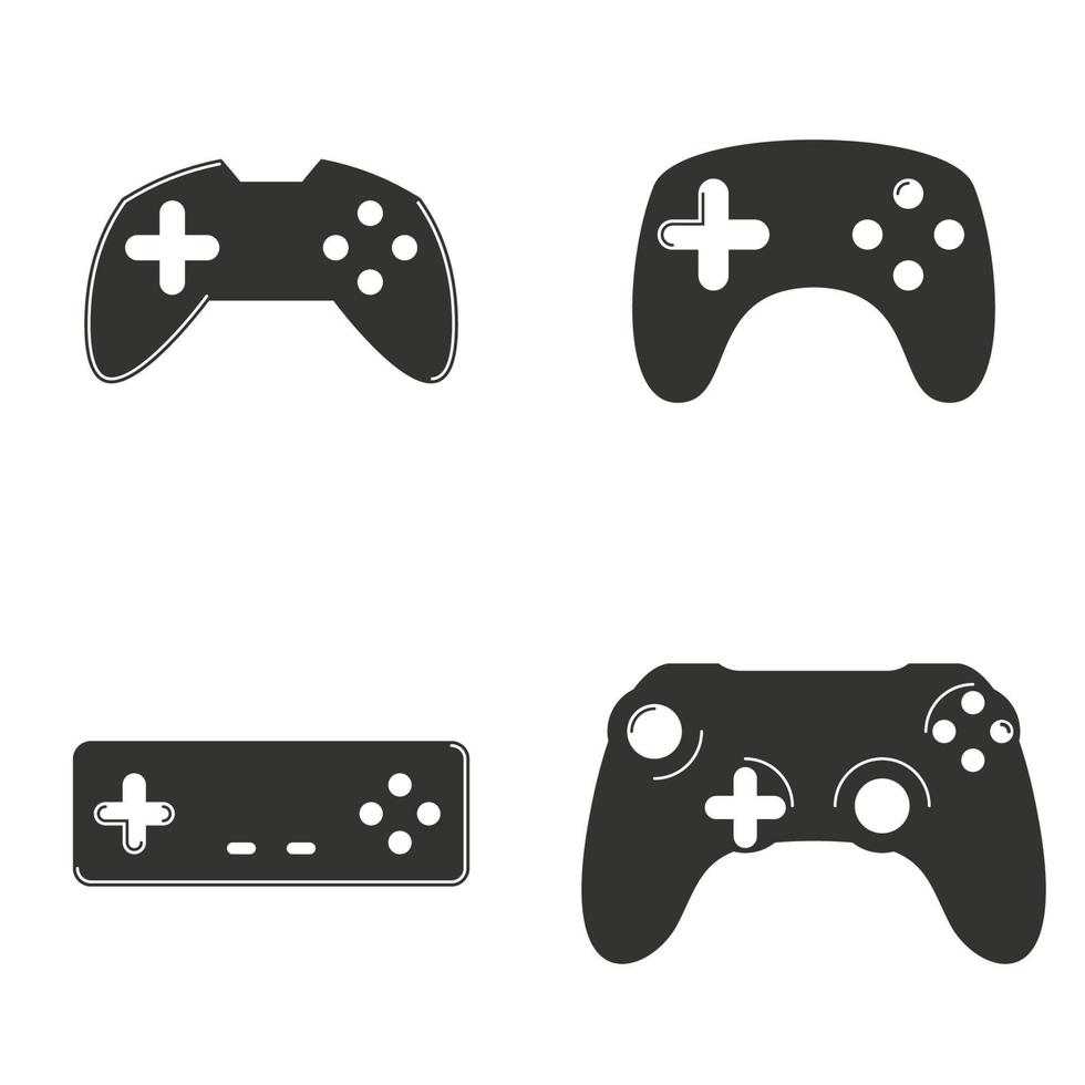 Vector illustration on the theme joystick
