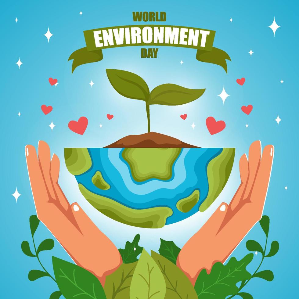 World Environment Day Concept vector