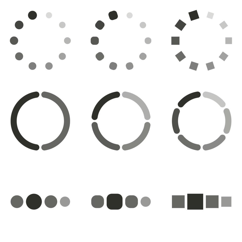 Vector illustration on the theme preloader