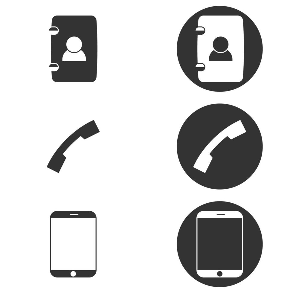 Vector illustration on the theme phone