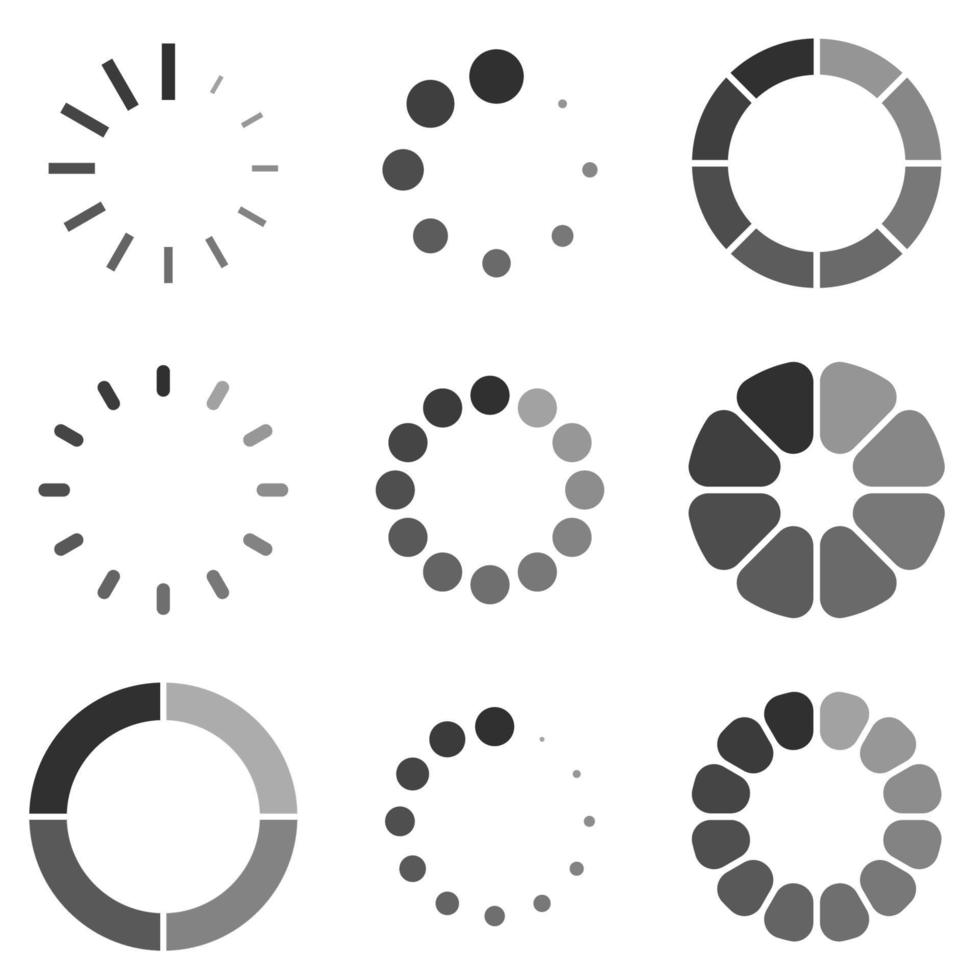 Vector illustration on the theme preloader