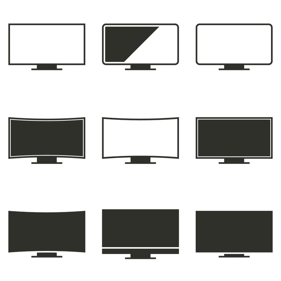 ilustración vectorial sobre el tema de la televisión vector