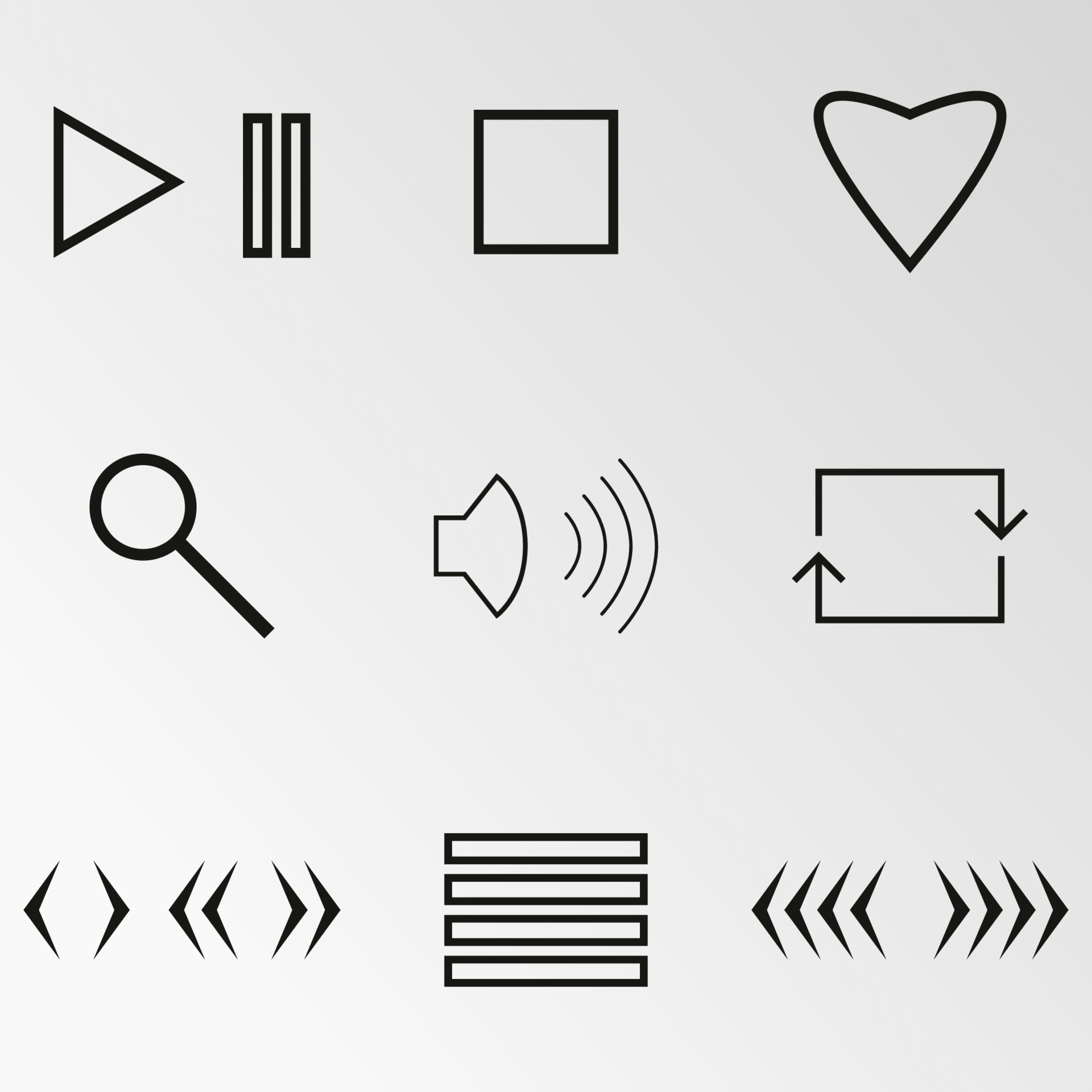 Vector illustration on the theme music buttons 6820112 Vector Art at