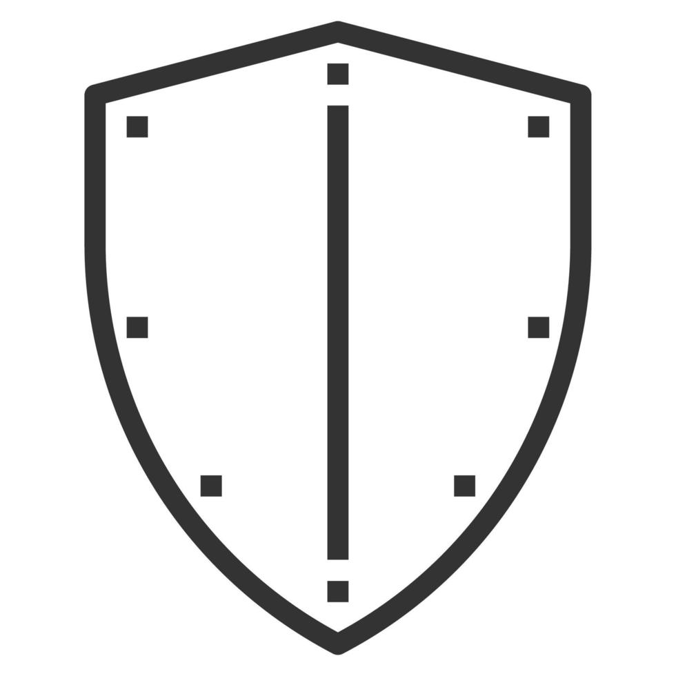 PROTECTION LINE ICON LOGO VECTOR