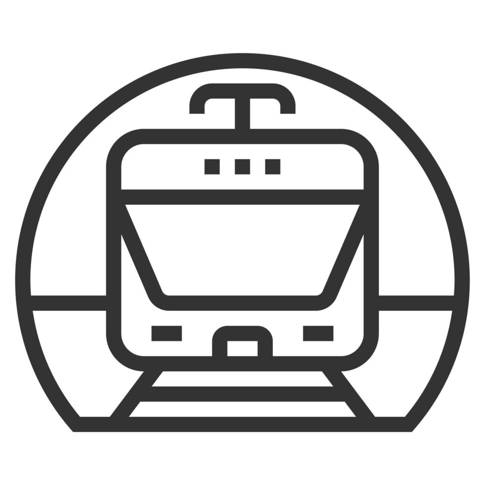 vector de logotipo de icono de línea de metro