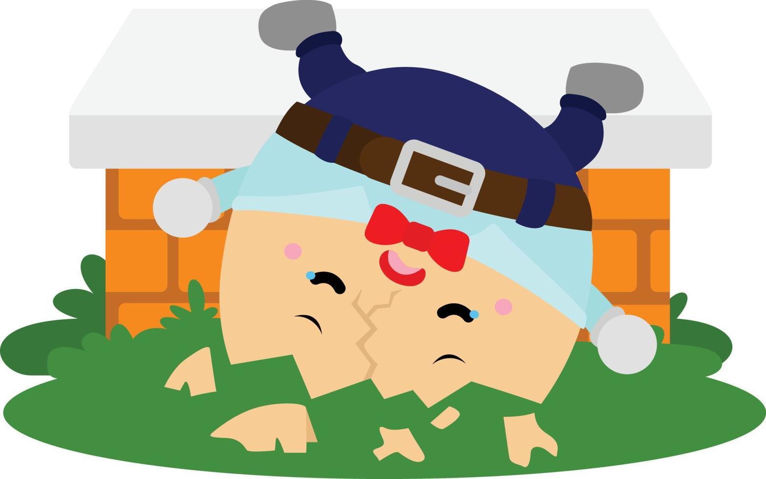 Humpty Dumpty Cute Vector Set
