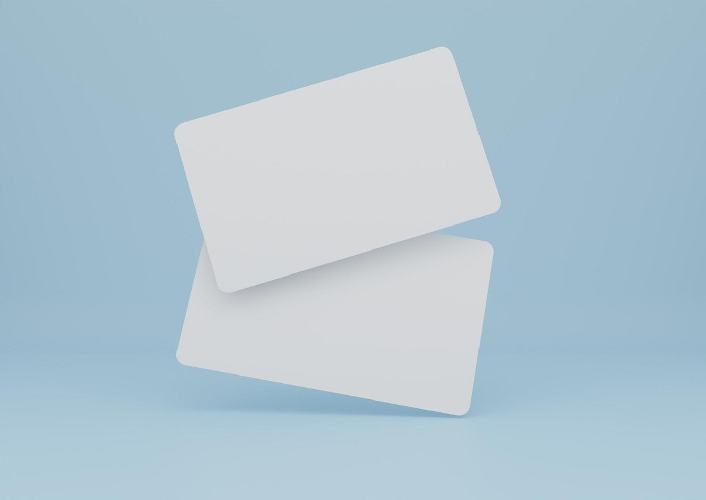 Modern business card mockup template with clipping path. Mock-up design for presentation branding, corporate identity, advertising, personal, stationery, graphic designers presentations. 3d Rendering photo