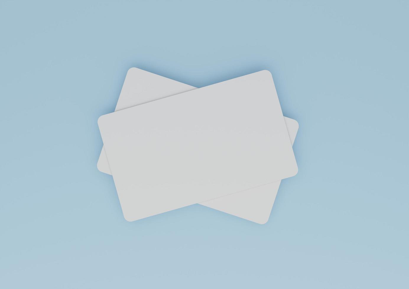 Modern business card mockup template with clipping path. Mock-up design for presentation branding, corporate identity, advertising, personal, stationery, graphic designers presentations. 3d Rendering photo