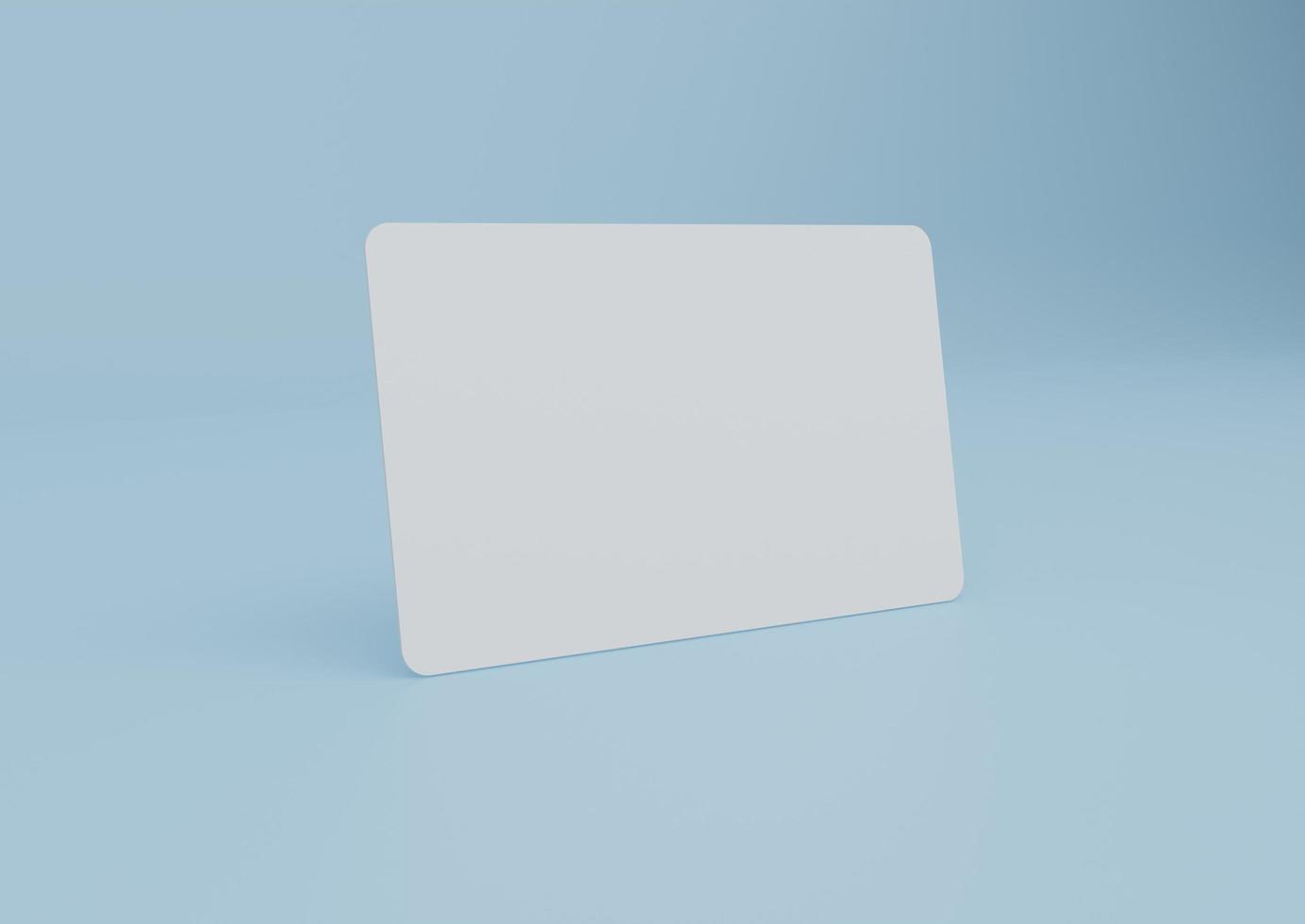 Modern business card mockup template with clipping path. Mock-up design for presentation branding, corporate identity, advertising, personal, stationery, graphic designers presentations. 3d Rendering photo