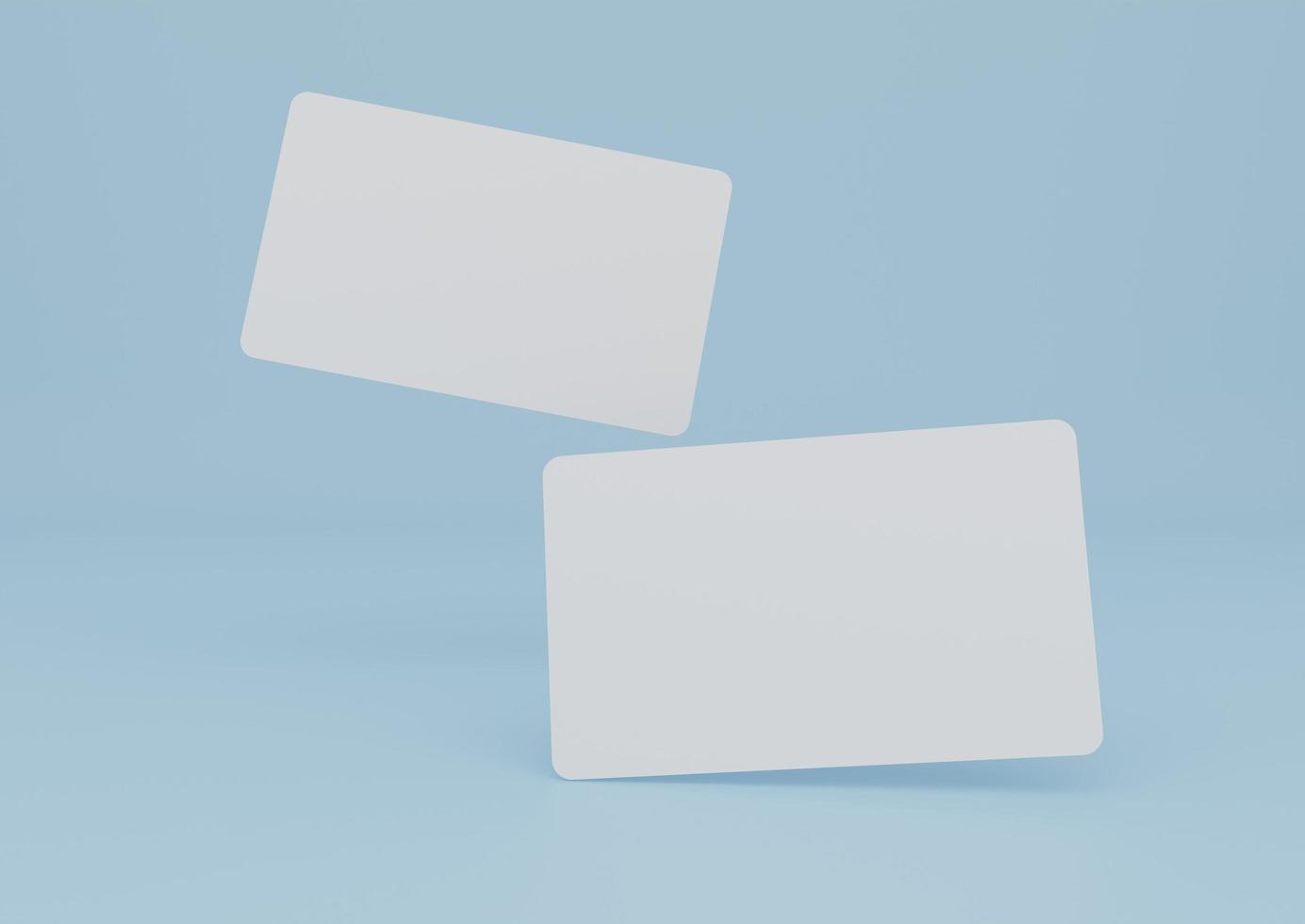 Modern business card mockup template with clipping path. Mock-up design for presentation branding, corporate identity, advertising, personal, stationery, graphic designers presentations. 3d Rendering photo