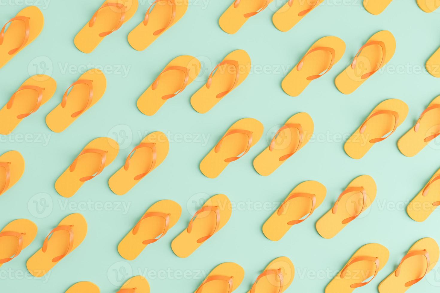 pastel orange flip flops pattern photo