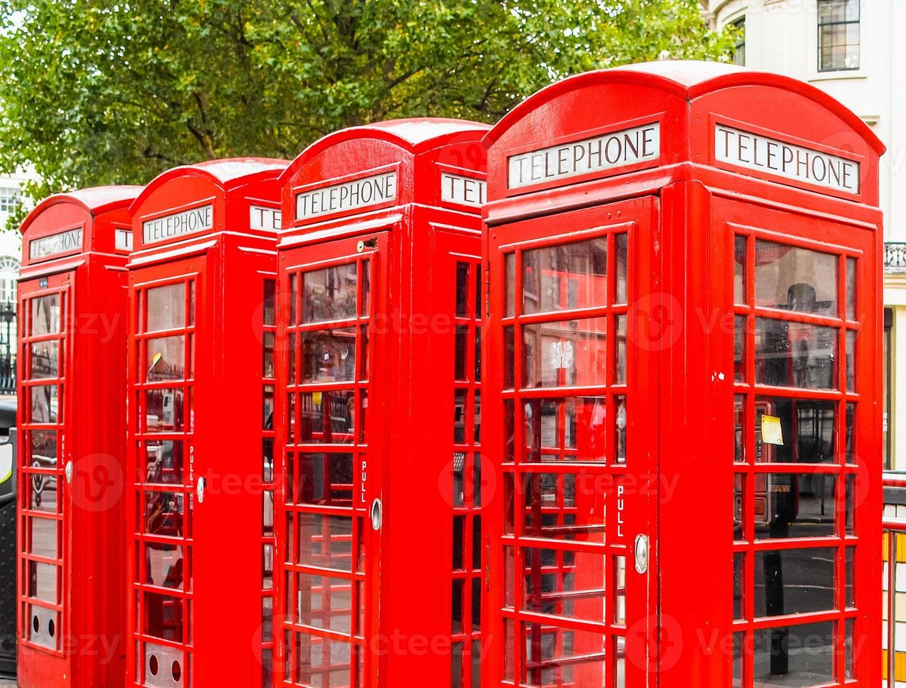 HDR London telephone box photo