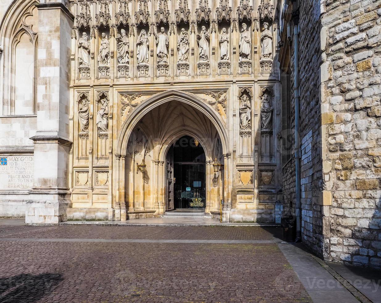 HDR Westminster Abbey church in London photo