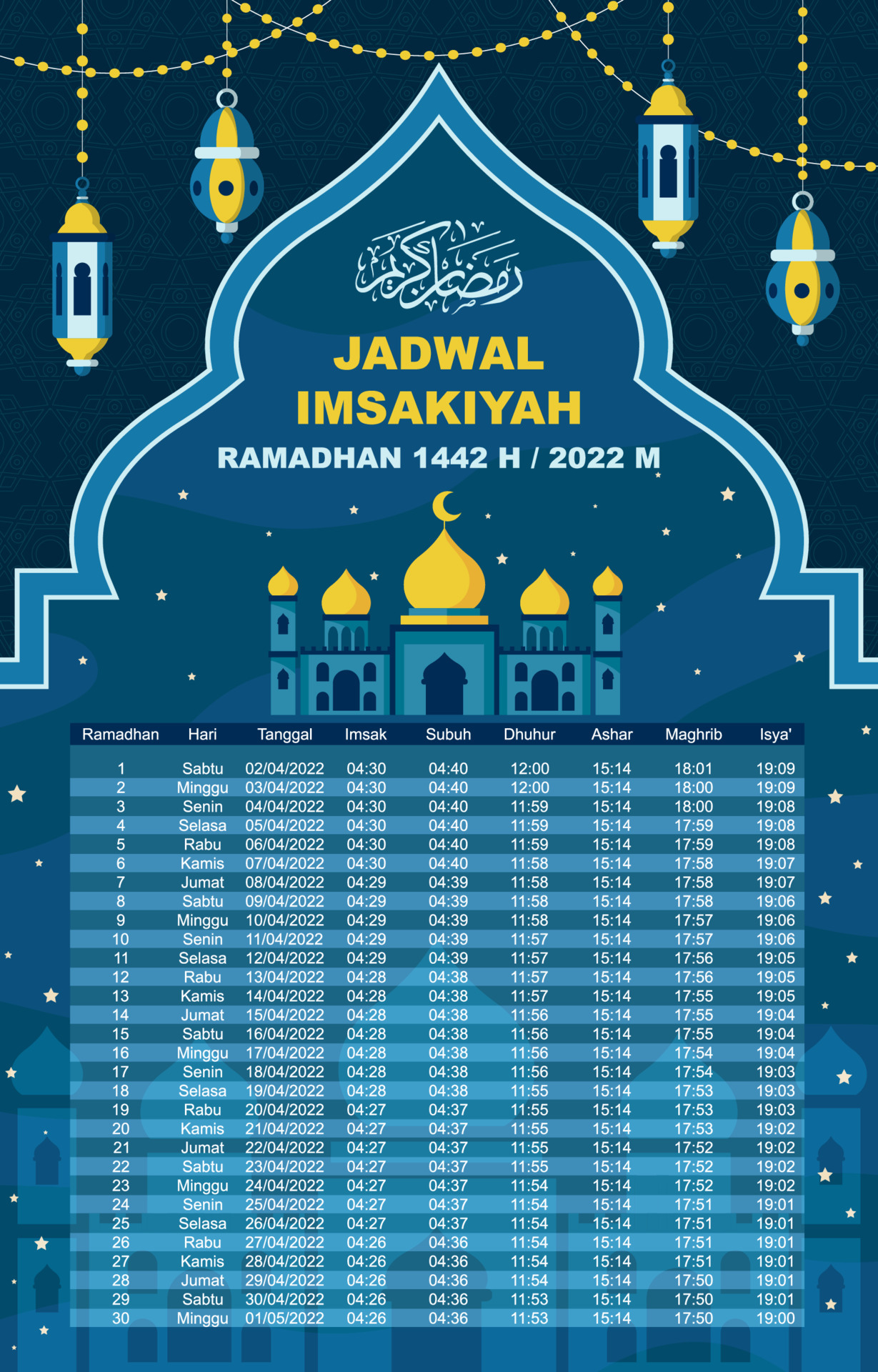Fasting Month Calendar Concept 6822748 Vector Art at Vecteezy