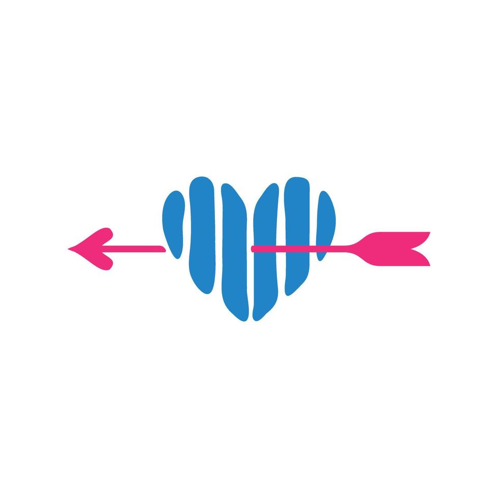 Heart simple design idea vector