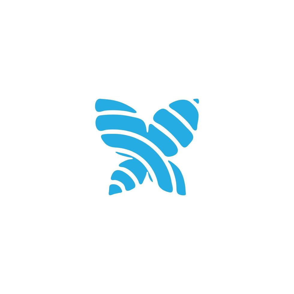 Butterfly simple design idea vector