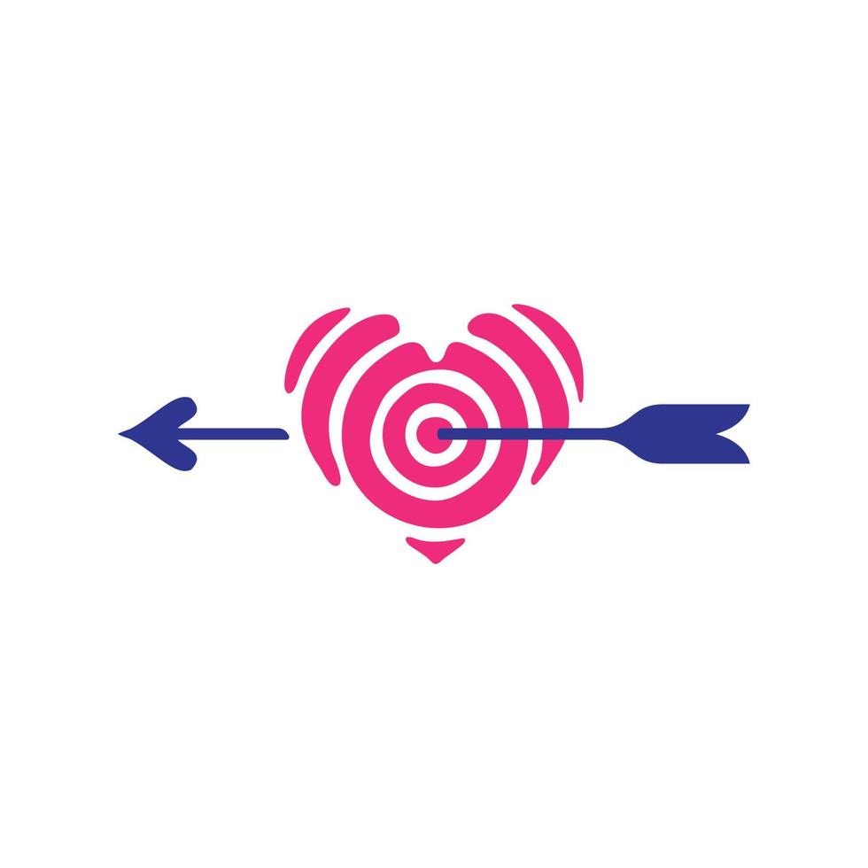 Heart simple design idea vector
