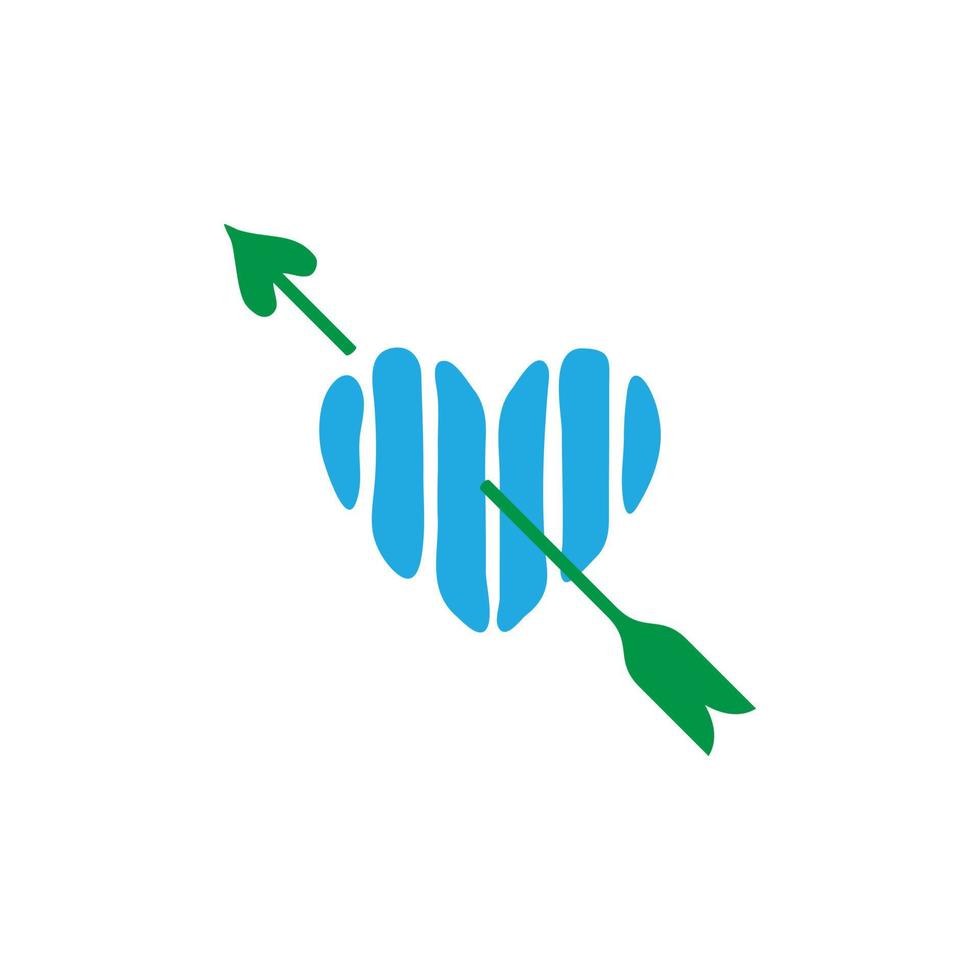 Heart simple design idea vector