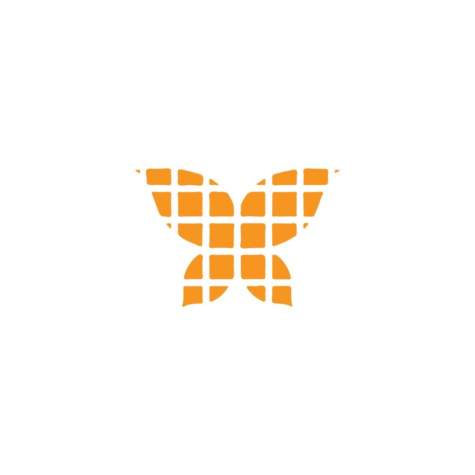 Butterfly simple design idea vector