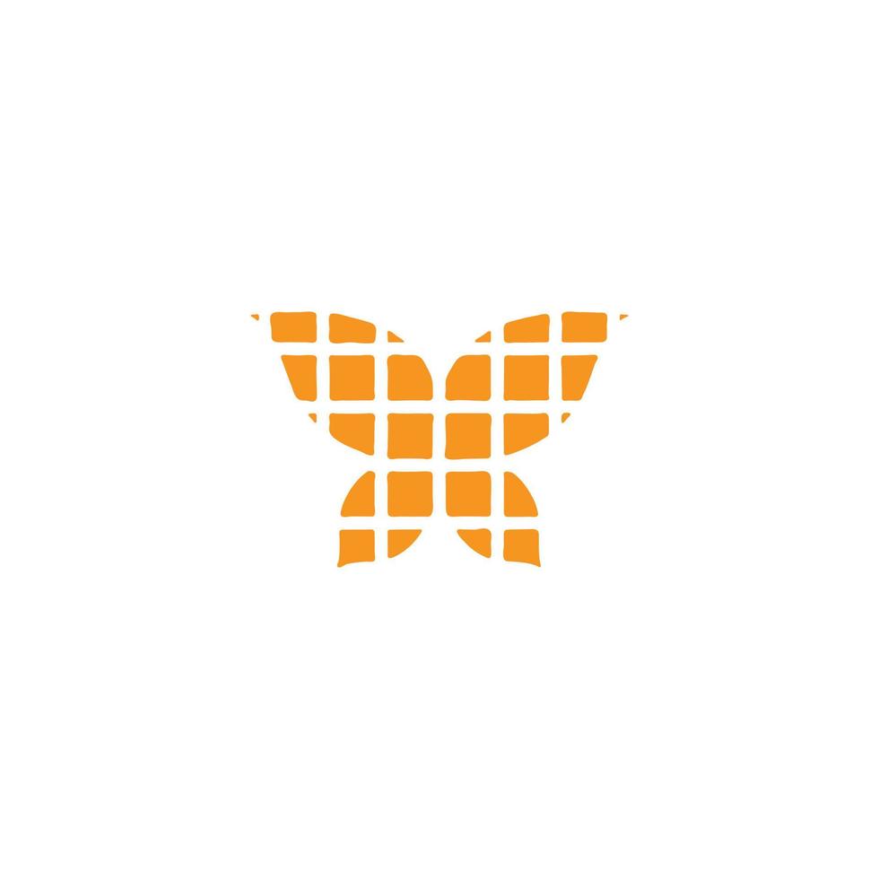 Butterfly simple design idea vector