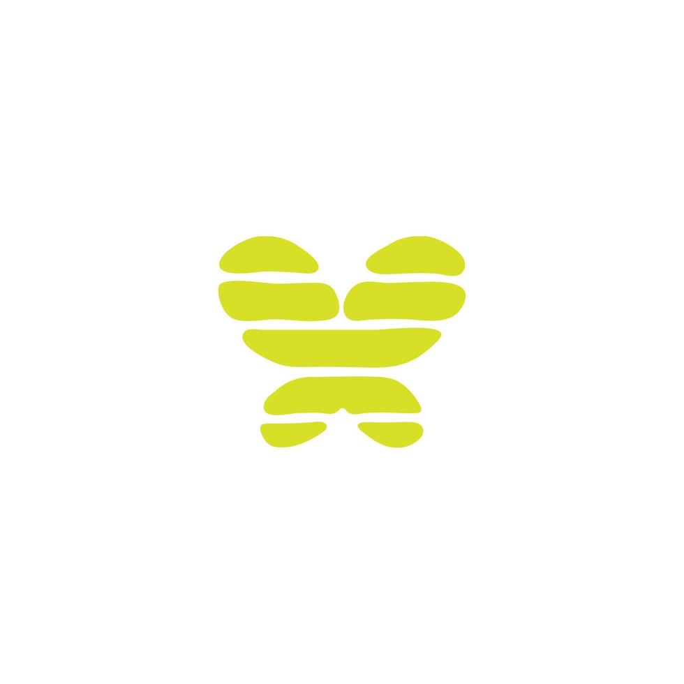 Butterfly simple design idea vector