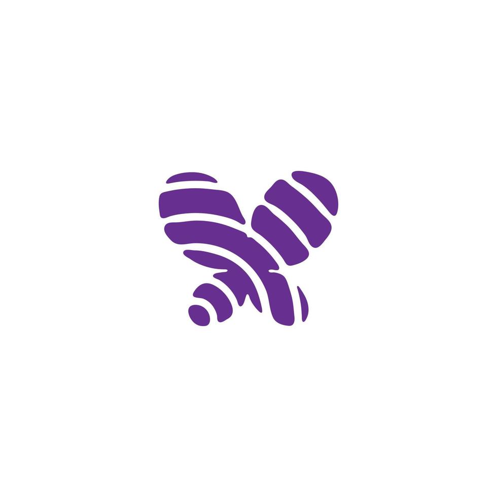 Butterfly simple design idea vector