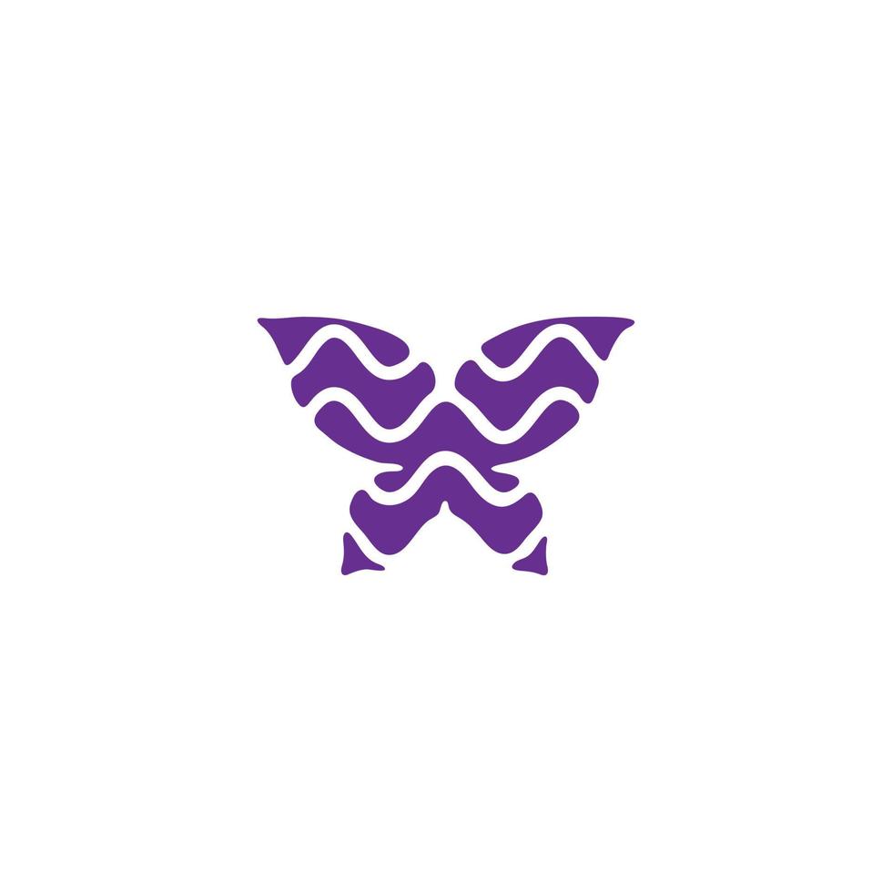 Butterfly simple design idea vector