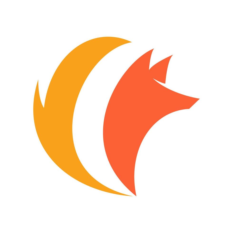 Fox icon design vector