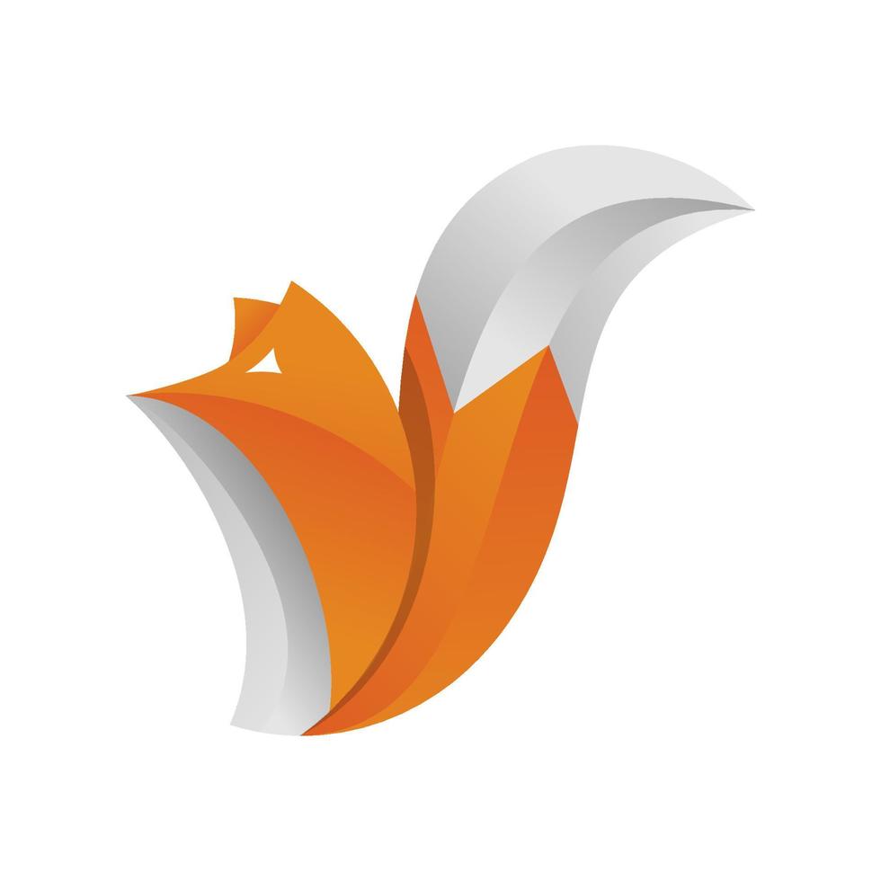 Fox icon design vector