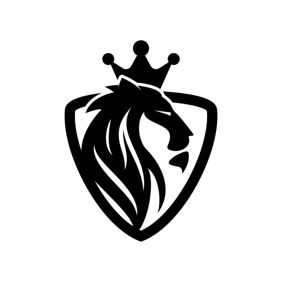Lion king icon design vector