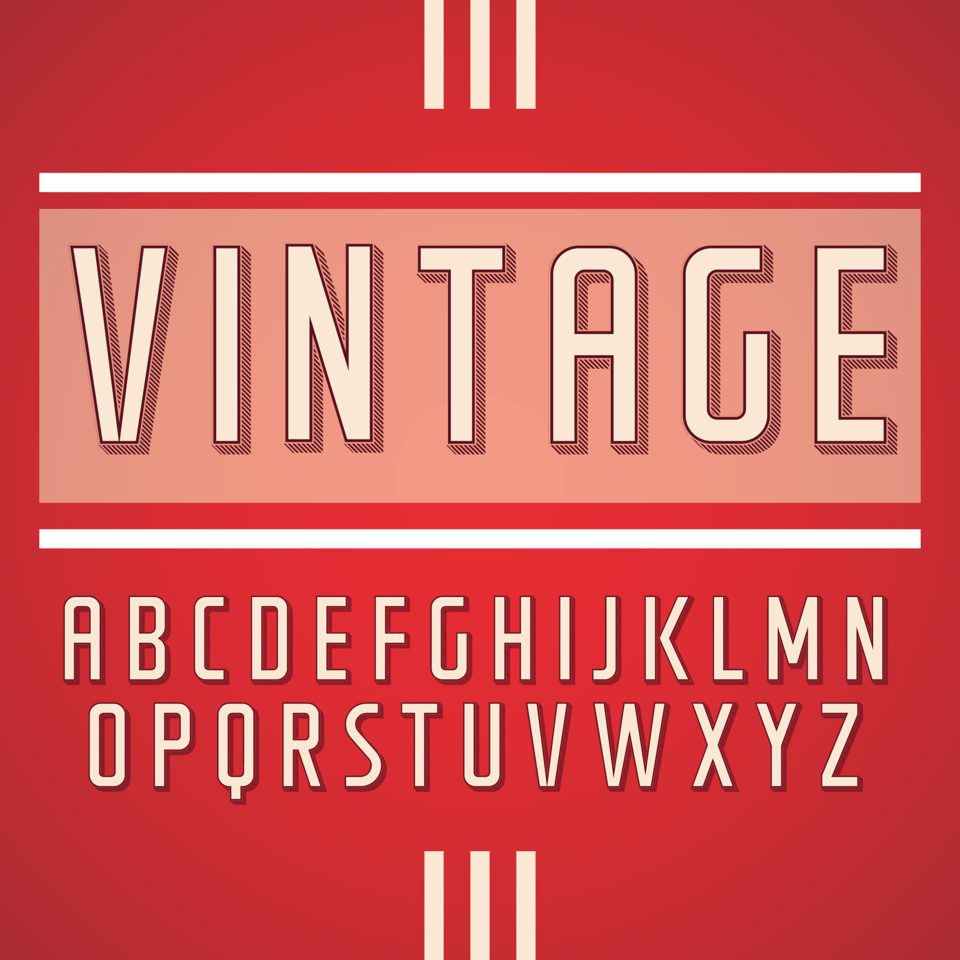 Vintage label typeface handcrafted font for any label design ...