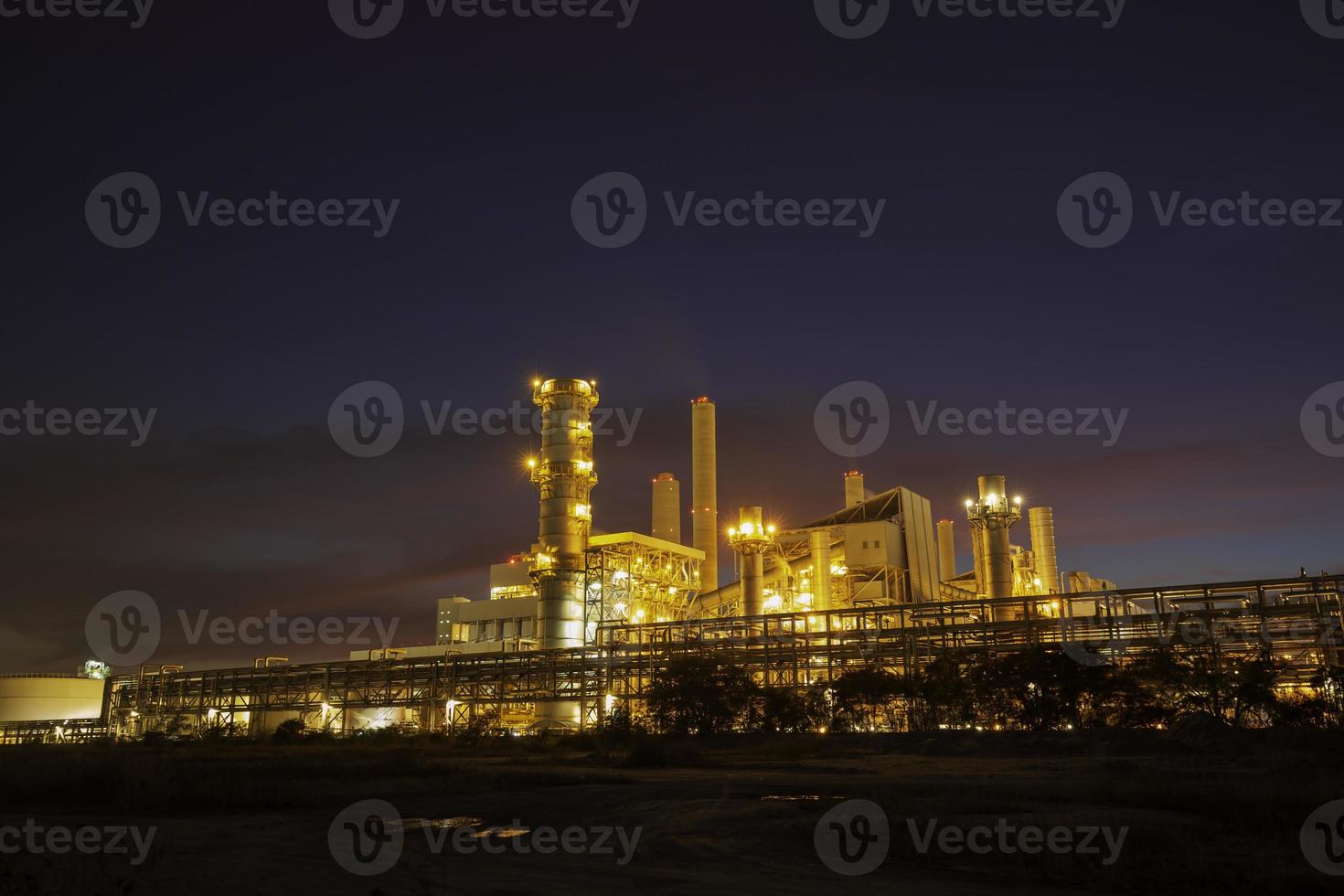 Coal electricity substation smokestack and power plant photo