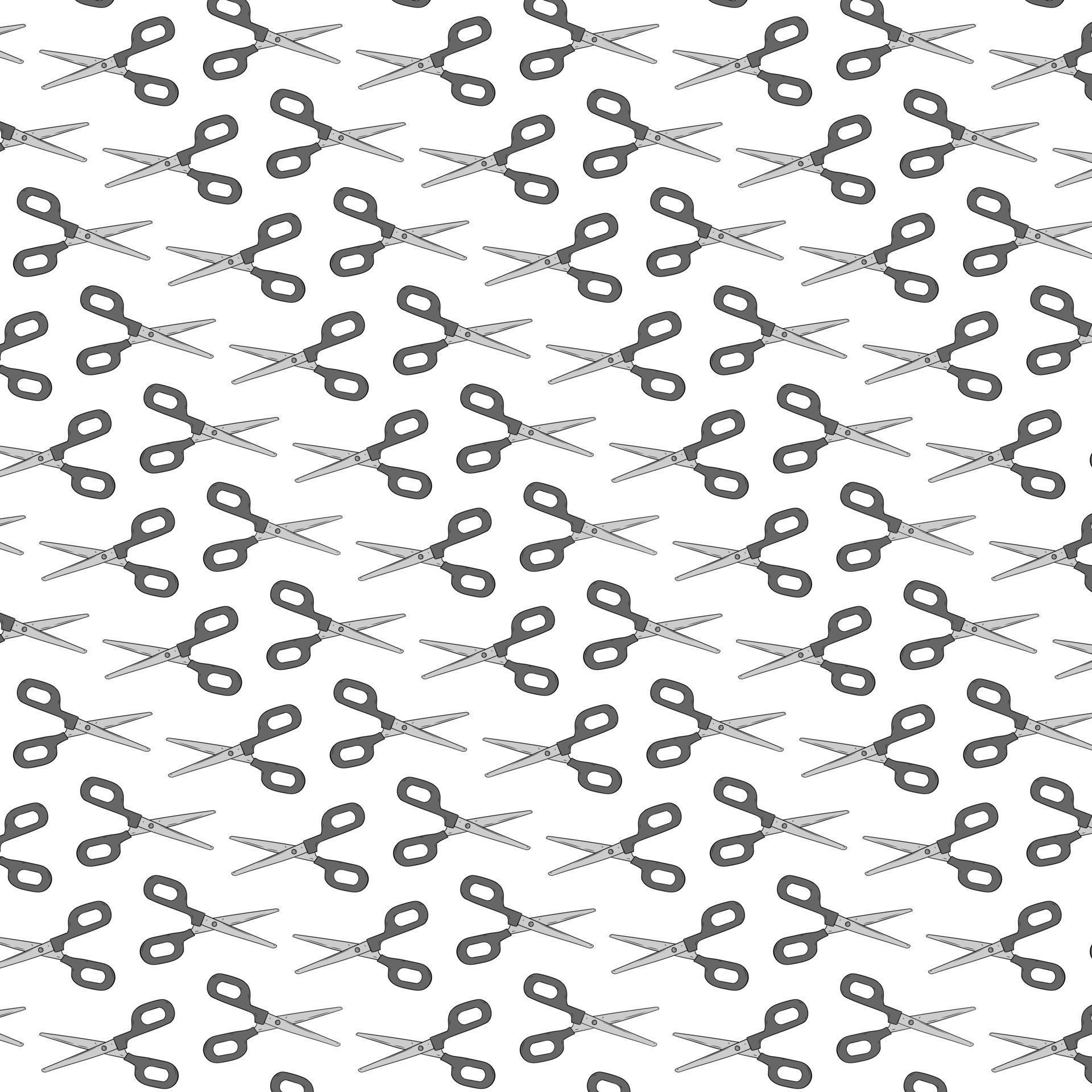 Vector illustration of scissors pattern 6825256 Vector Art at Vecteezy