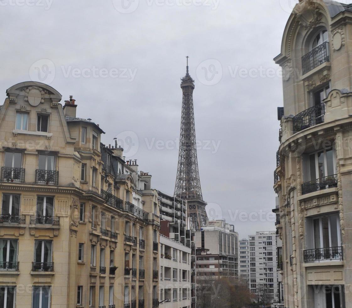 tour eiffel en paris foto