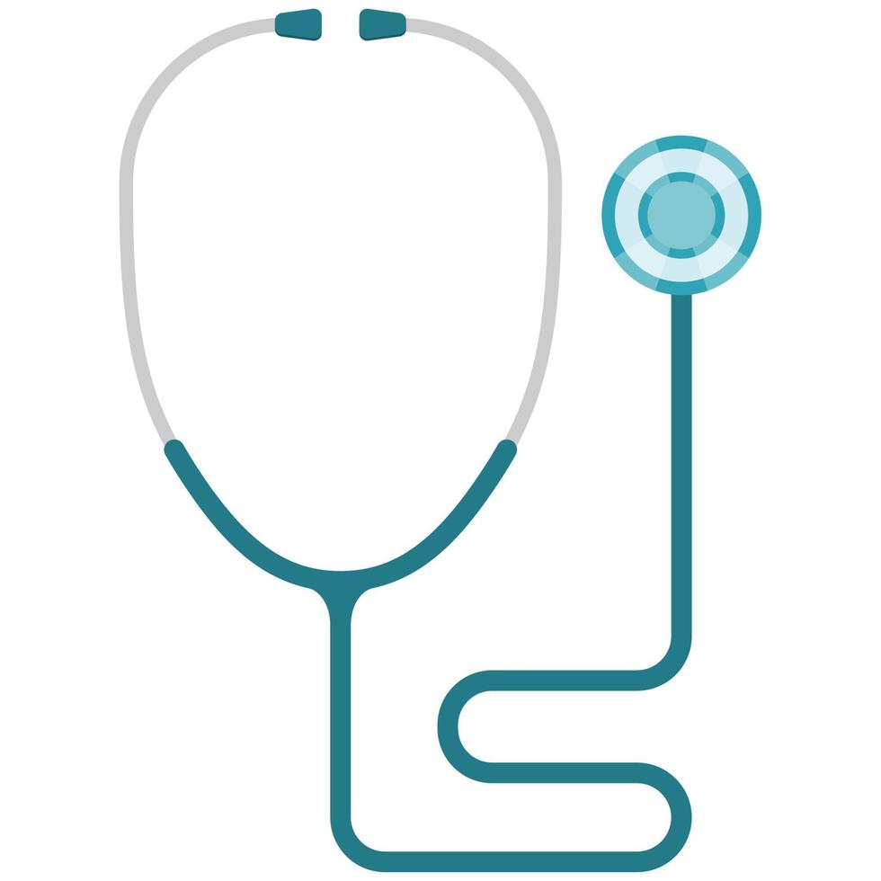 Medical Device Stethoscope. vector