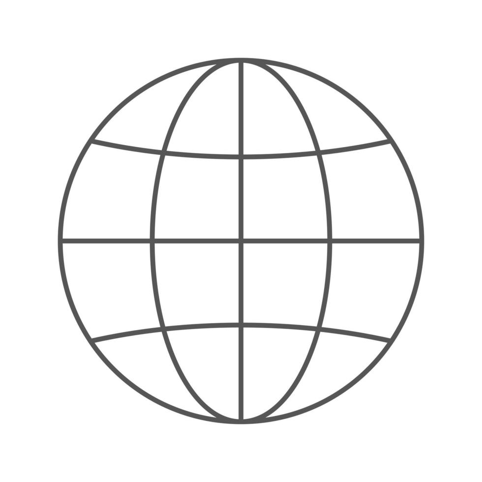 vector de logotipo de símbolo de signo de icono global