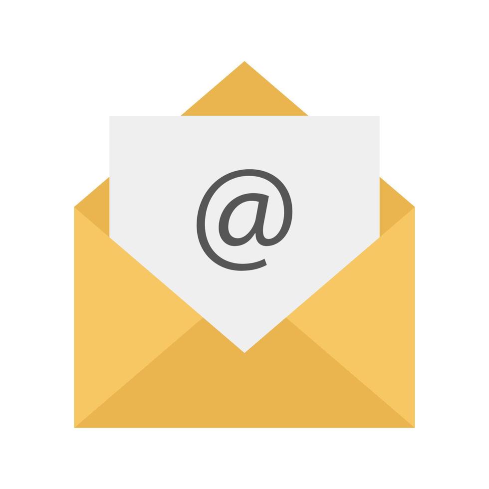 icono de correo electrónico signo símbolo logotipo vector