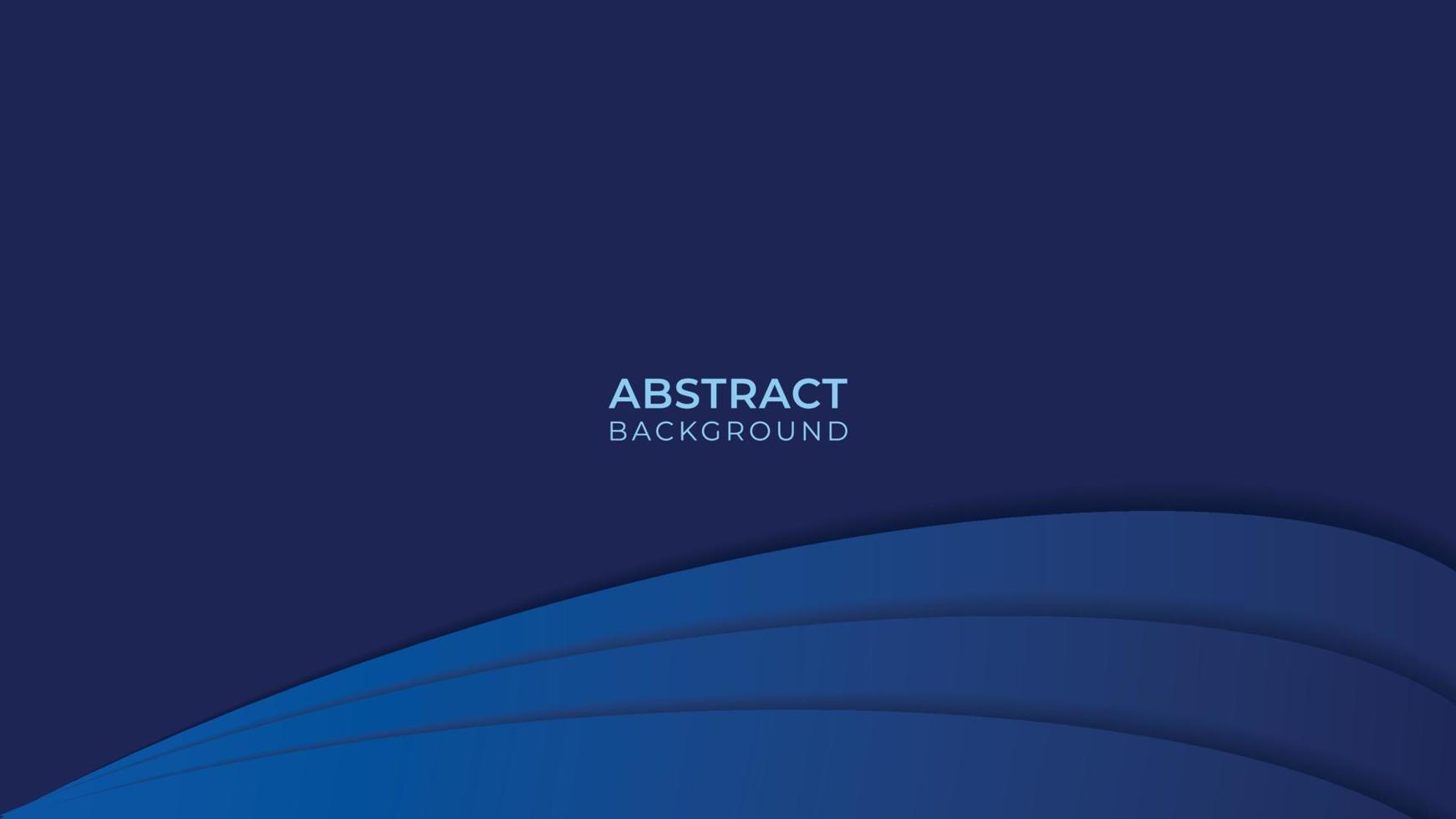 blue wave vector background. Abstract overlap blue template design.