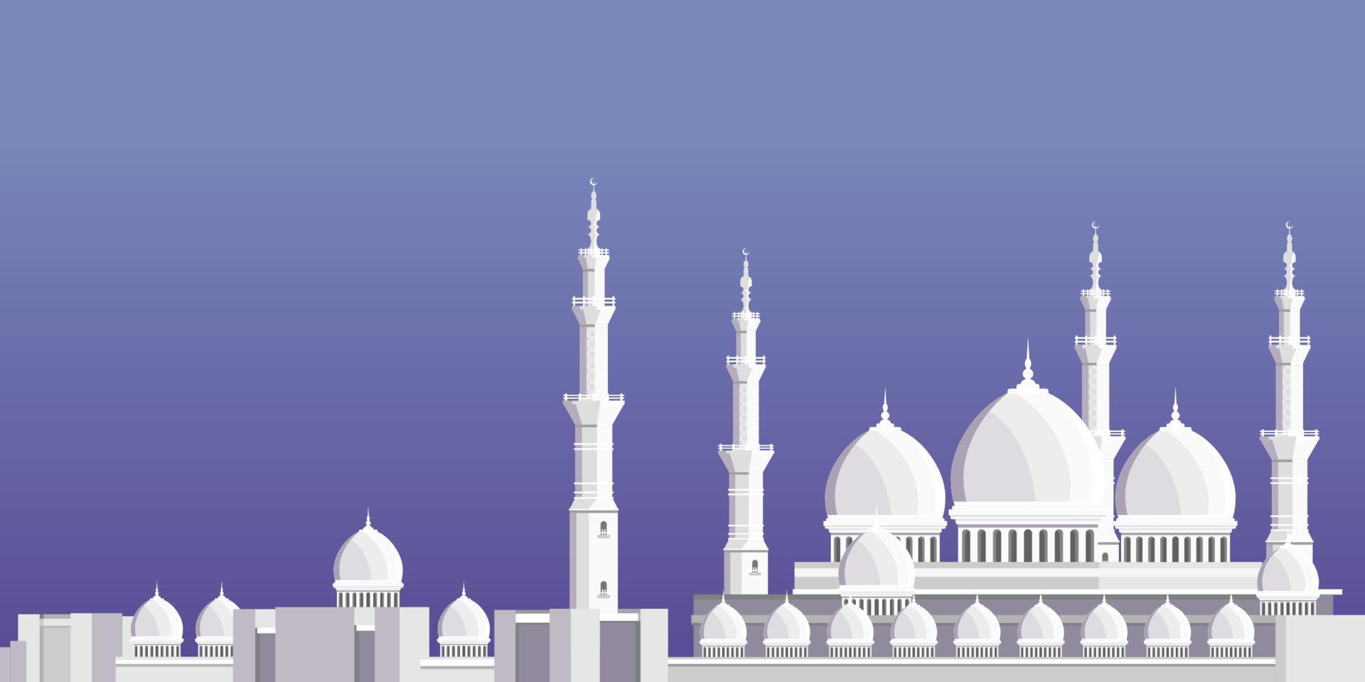 Mosque Vector Background
