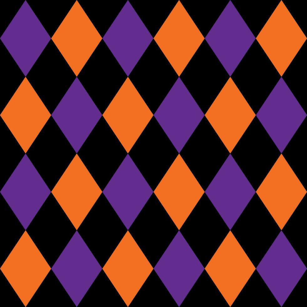 fondo transparente de diamante negro naranja púrpura adecuado para halloween. vector