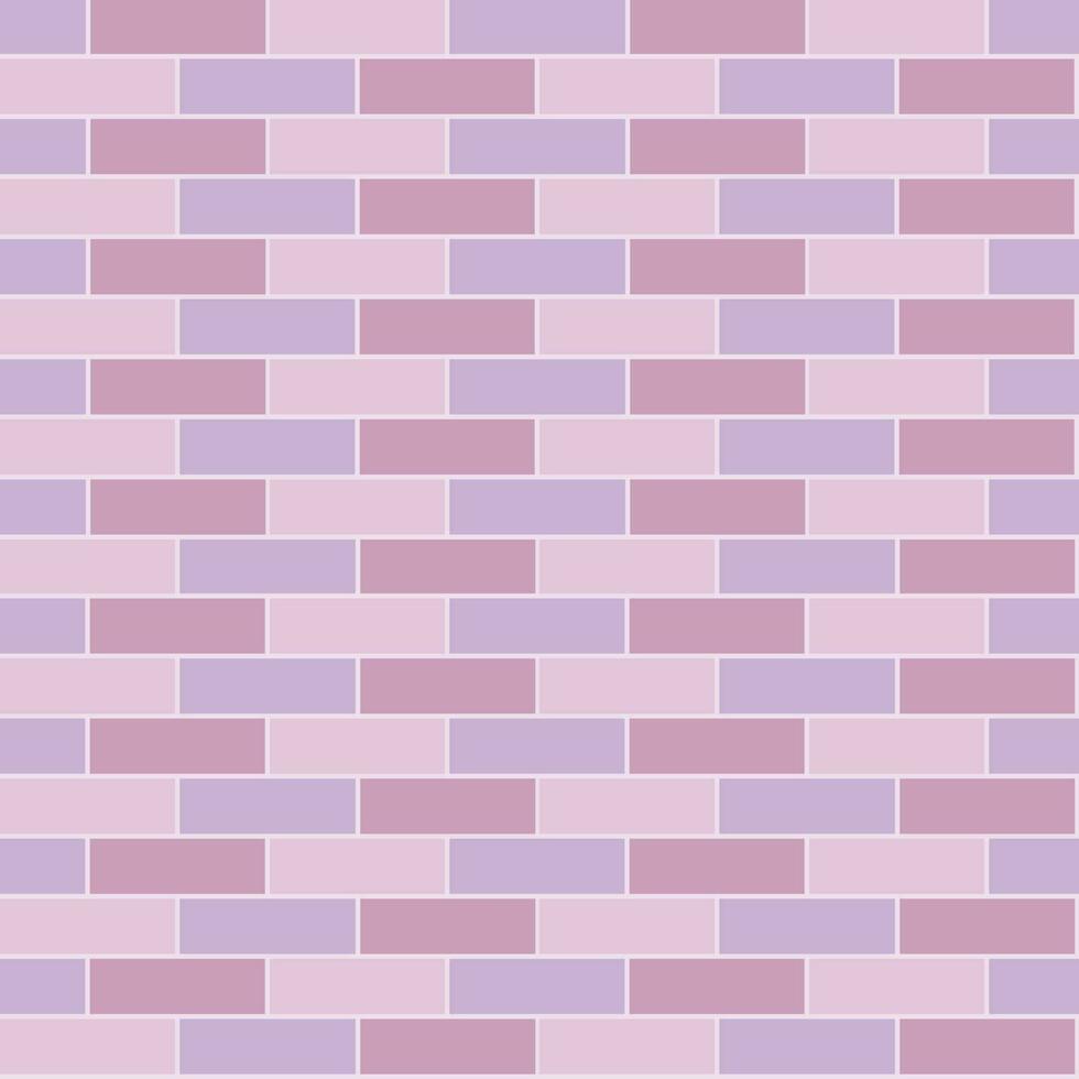 seamless background light purple brick wall Suitable for wallpaper, case, room wall, cloth pattern, glass pattern vector