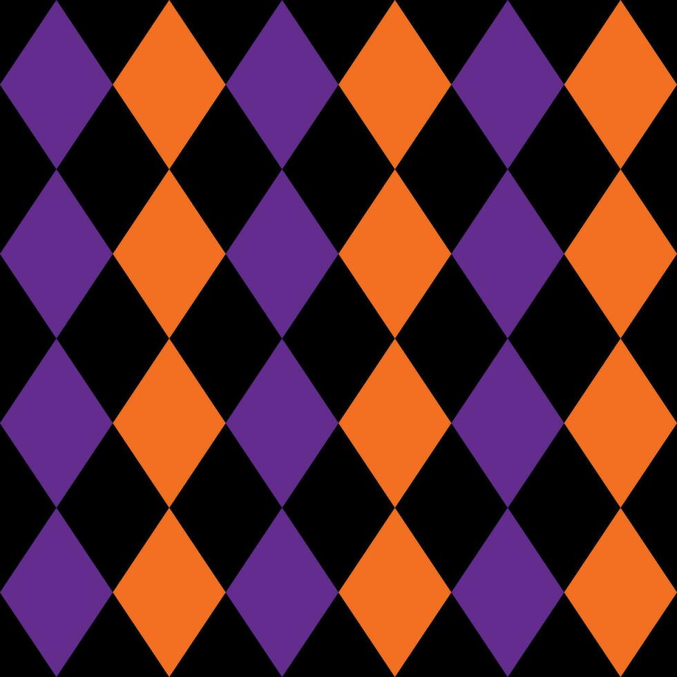 fondo transparente de diamante negro naranja púrpura adecuado para halloween. vector