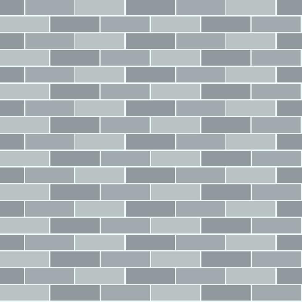 Seamless background, gray brick wall, suitable for wallpaper, case, room wall, fabric pattern, glass pattern. vector