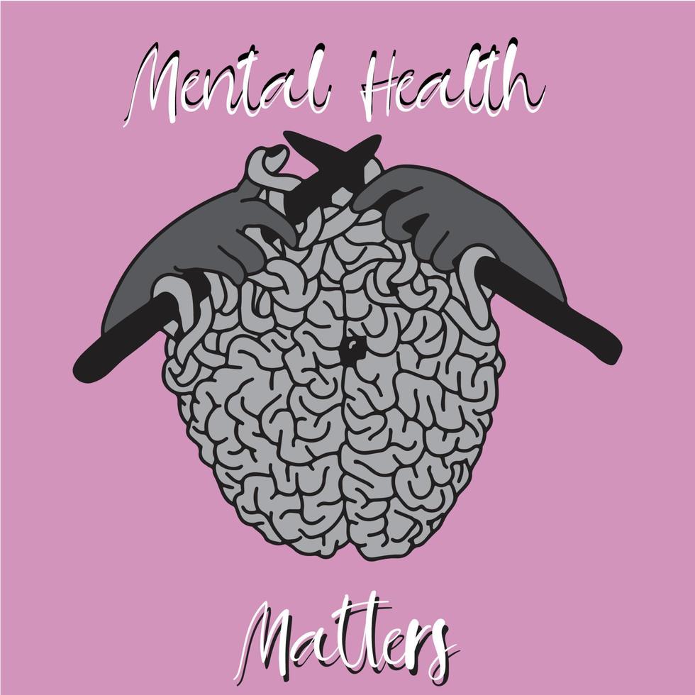 mental health matters vector