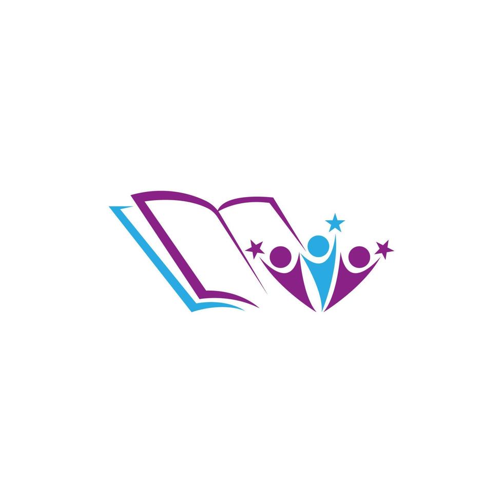 Book logo icon design template vector