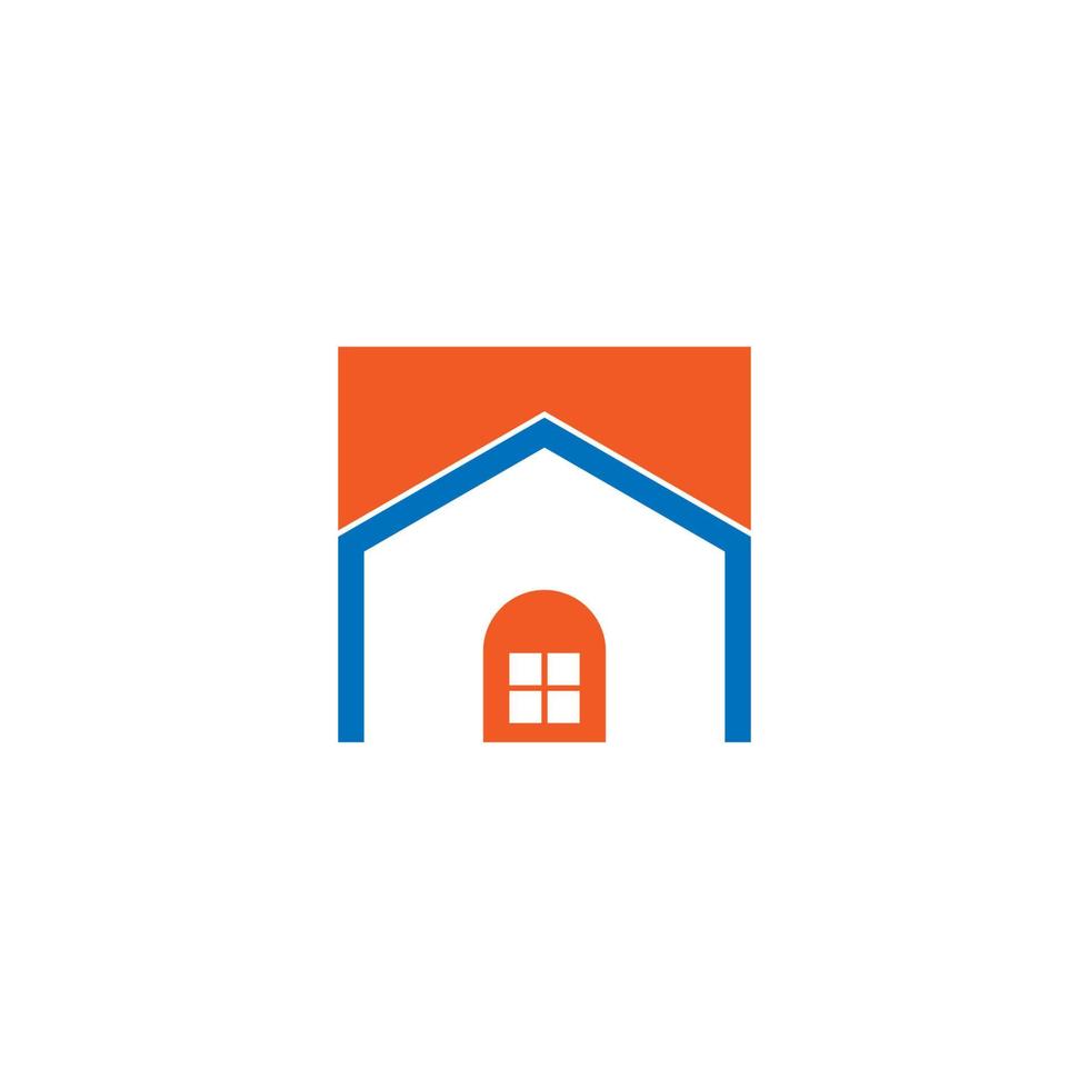 House icon logo simple design template vector
