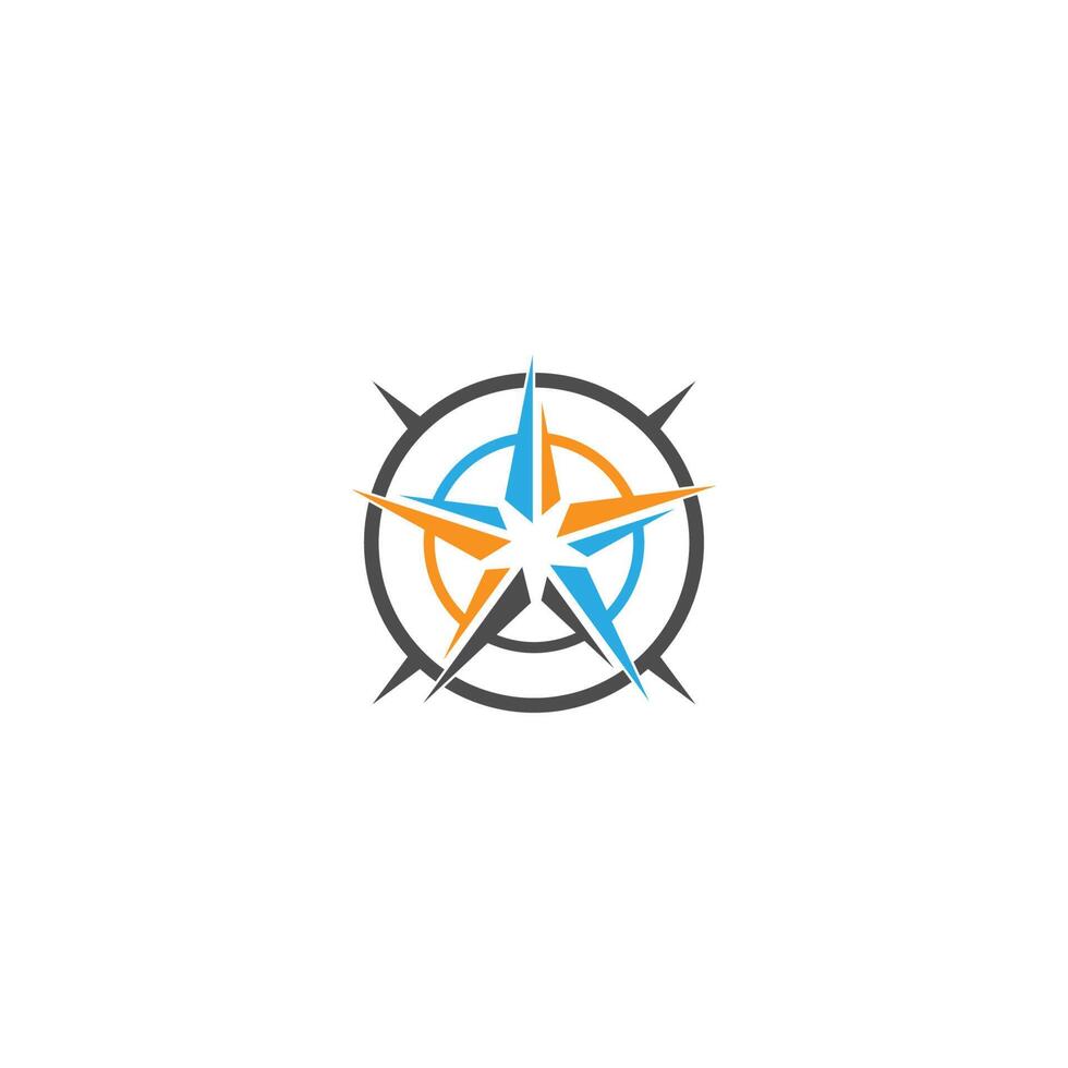 Compass Logo Template icon illustration design vector