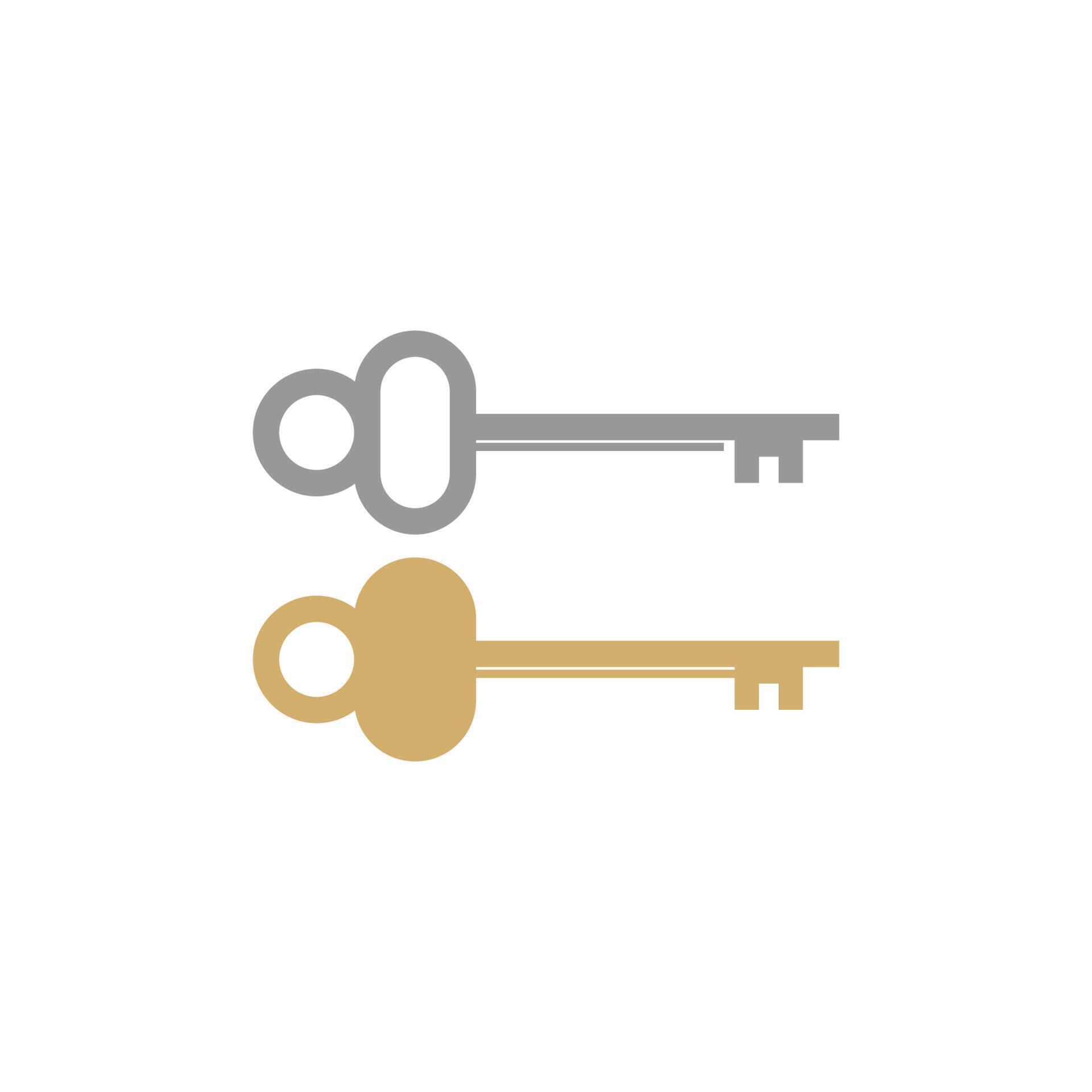 Simple key logo icon design vector template 6830691 Vector Art at Vecteezy