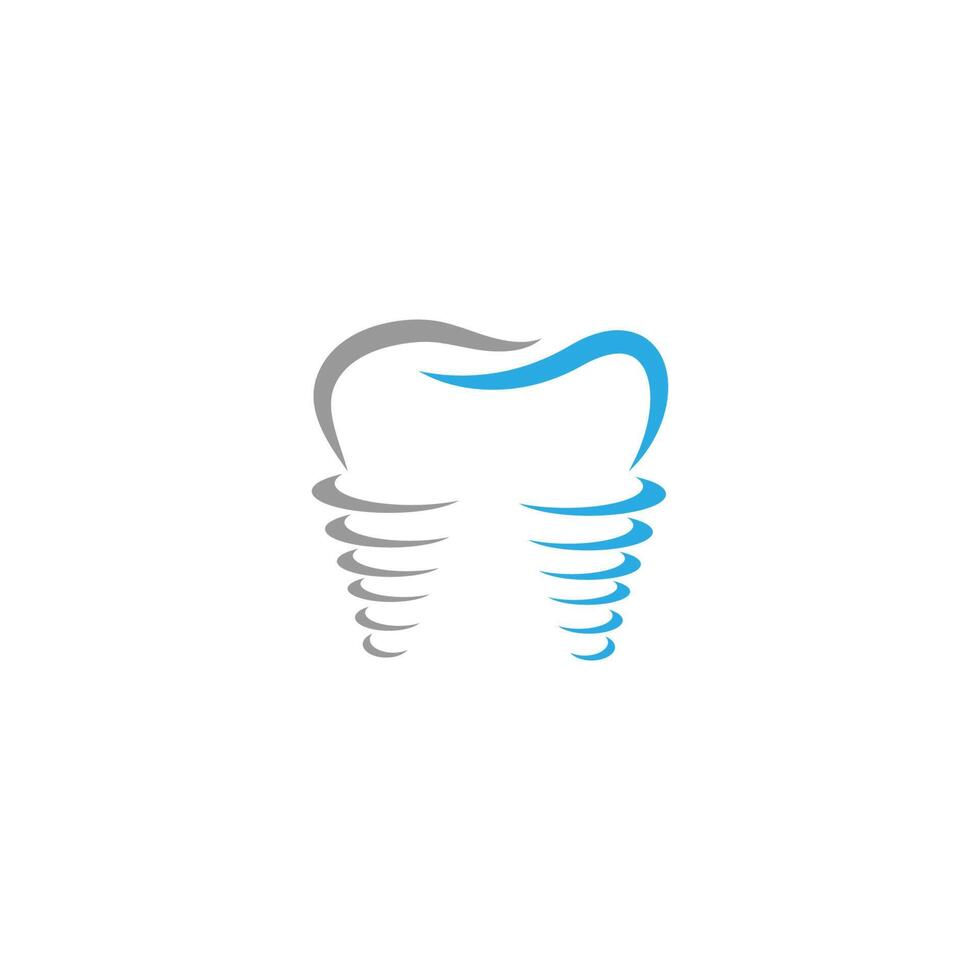 Dental logo icon template vector illustration design